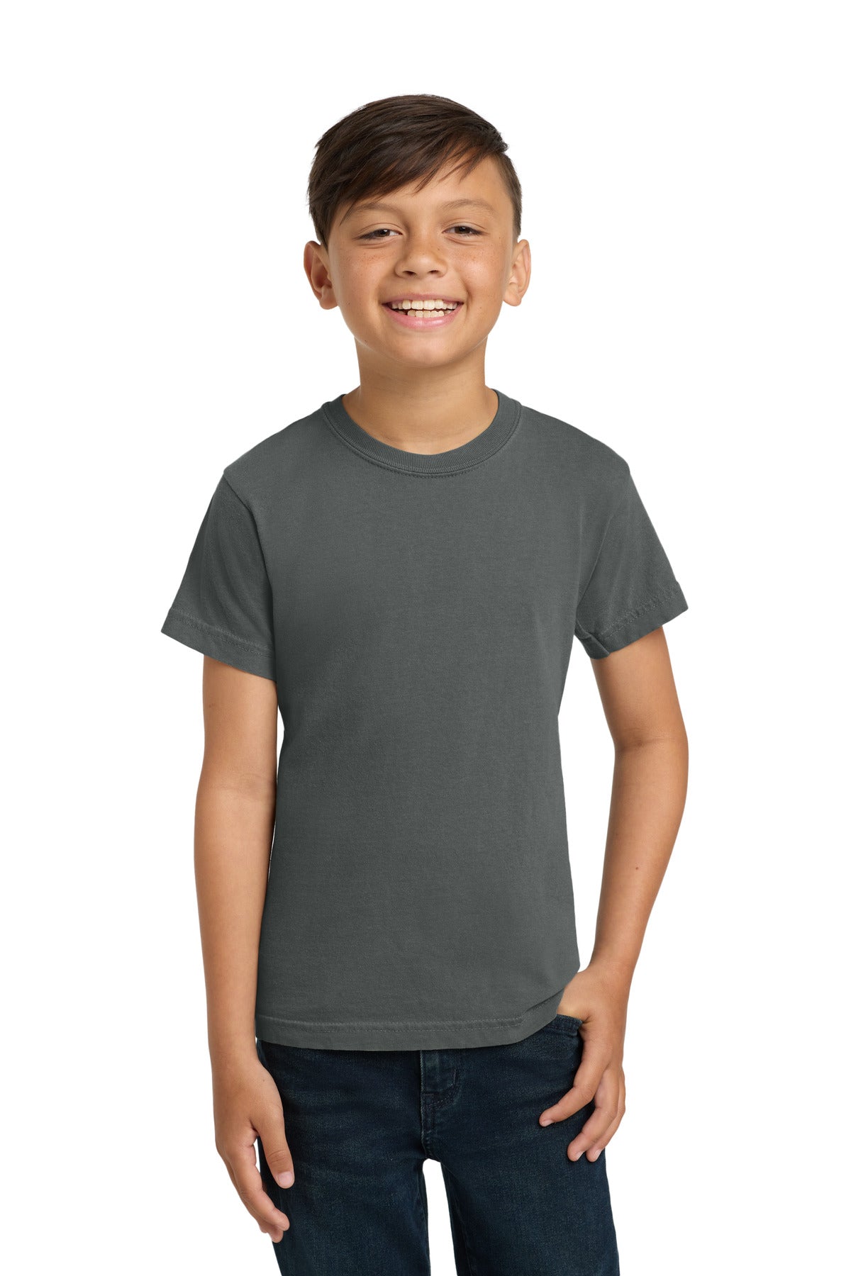 Custom Embroidery or DTF Print - COMFORT COLORS  ®  Youth Heavyweight Ring Spun Tee. 9018