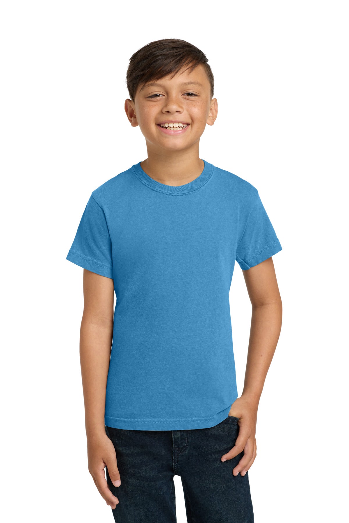 Custom Embroidery or DTF Print - COMFORT COLORS  ®  Youth Heavyweight Ring Spun Tee. 9018