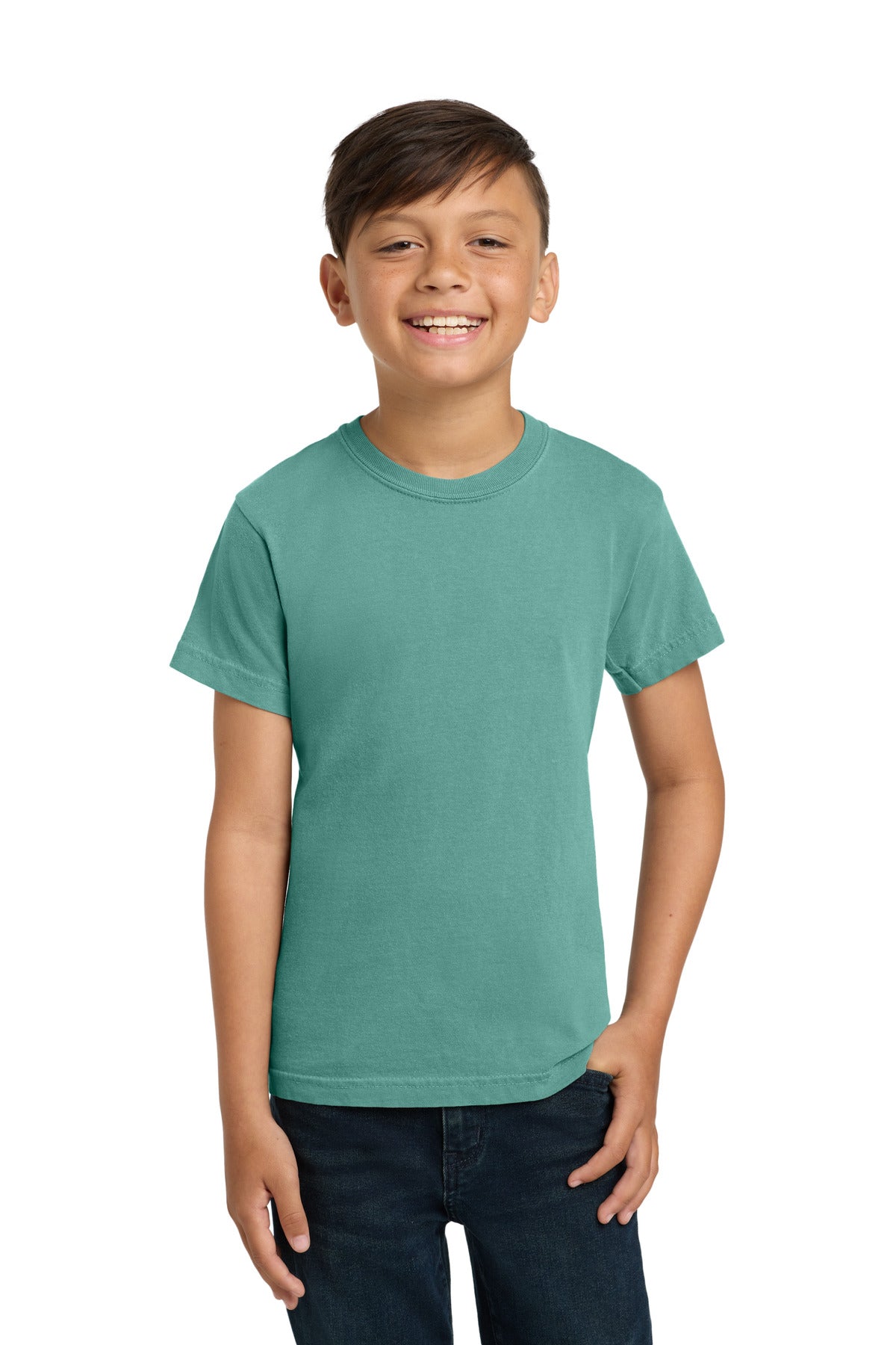 Custom Embroidery or DTF Print - COMFORT COLORS  ®  Youth Heavyweight Ring Spun Tee. 9018