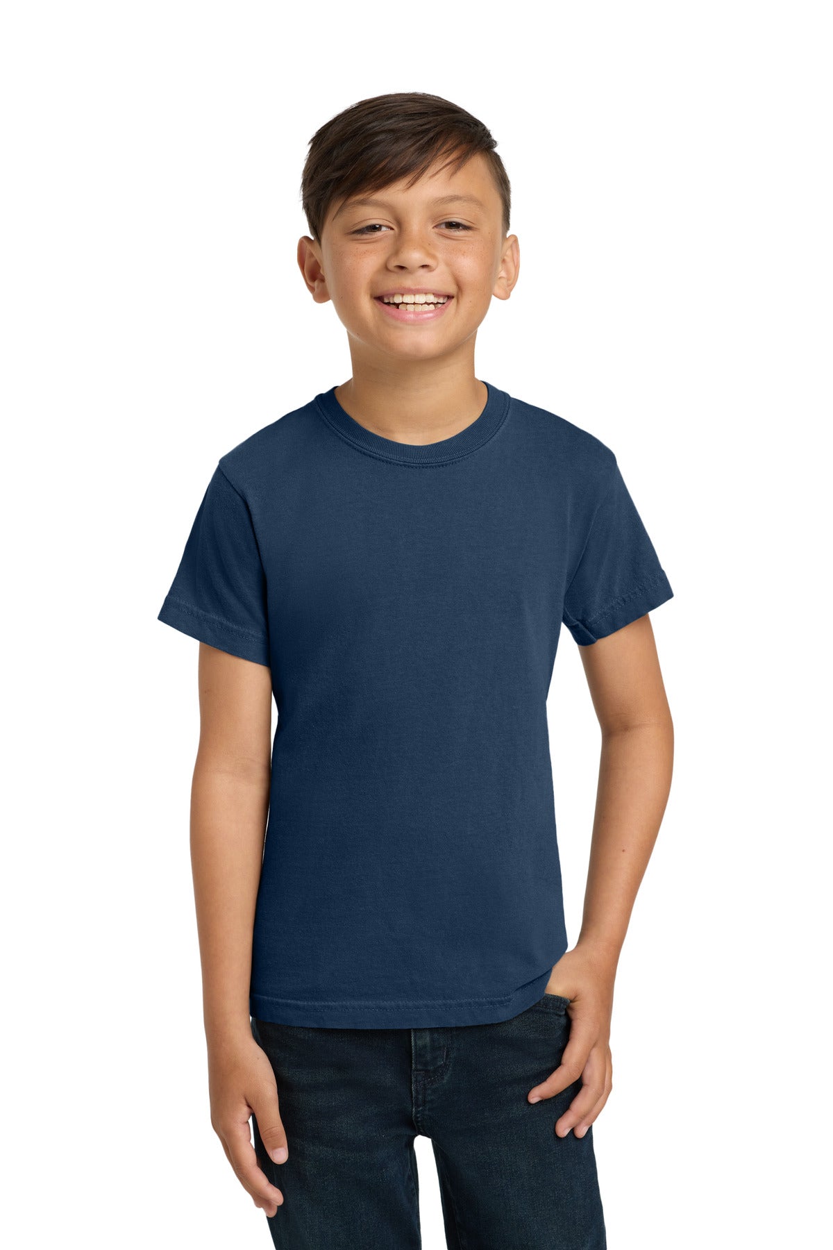 Custom Embroidery or DTF Print - COMFORT COLORS  ®  Youth Heavyweight Ring Spun Tee. 9018