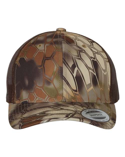 Custom Embroidered - YP Classics - Retro Trucker Cap - 6606