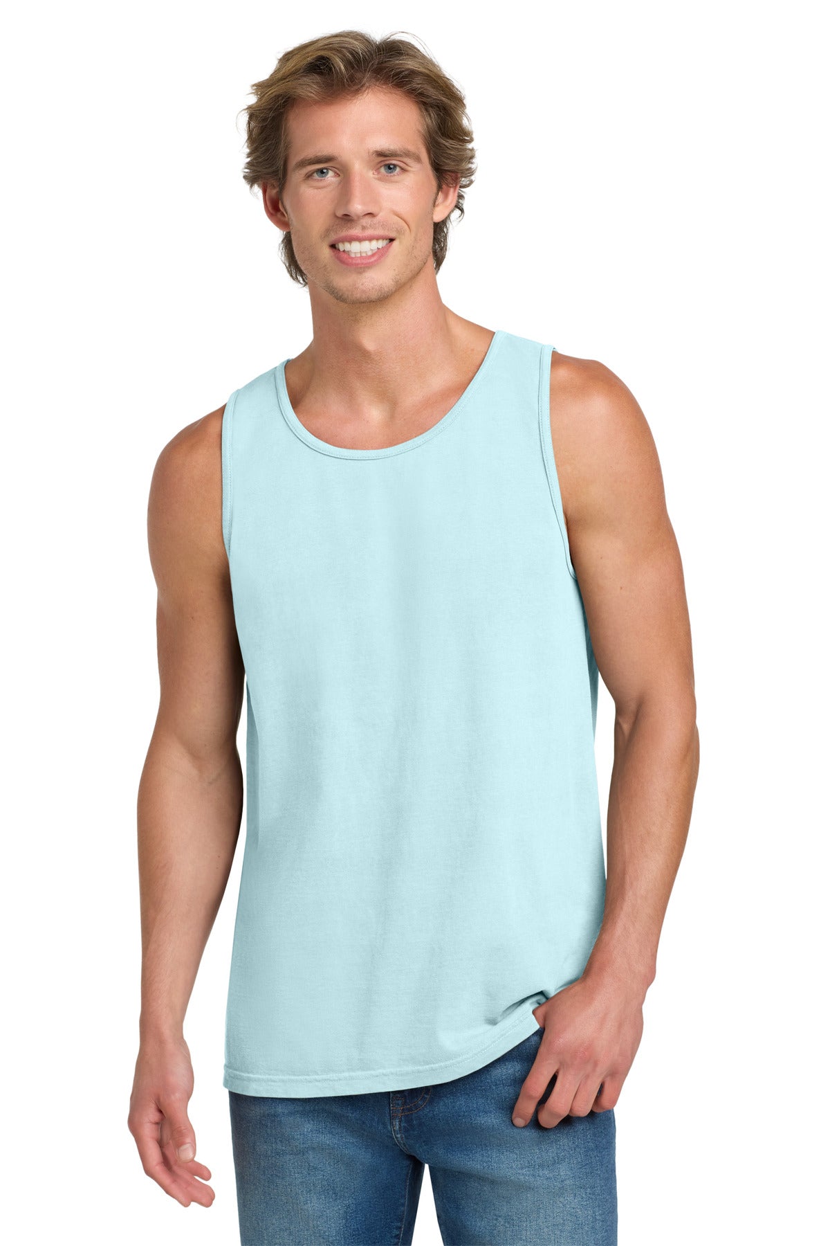 Custom Embroidery or DTF Print - COMFORT COLORS  ®  Heavyweight Ring Spun Tank Top. 9360
