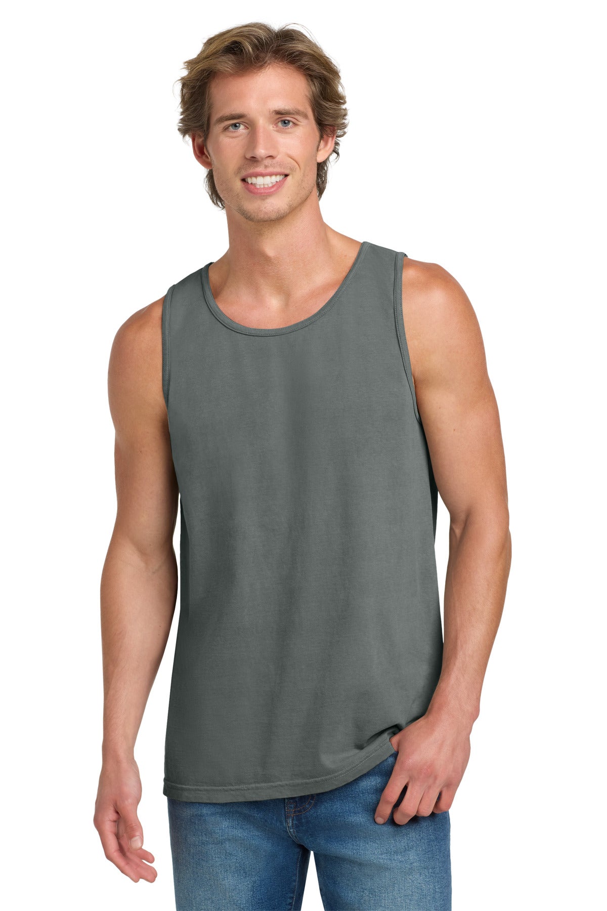 Custom Embroidery or DTF Print - COMFORT COLORS  ®  Heavyweight Ring Spun Tank Top. 9360