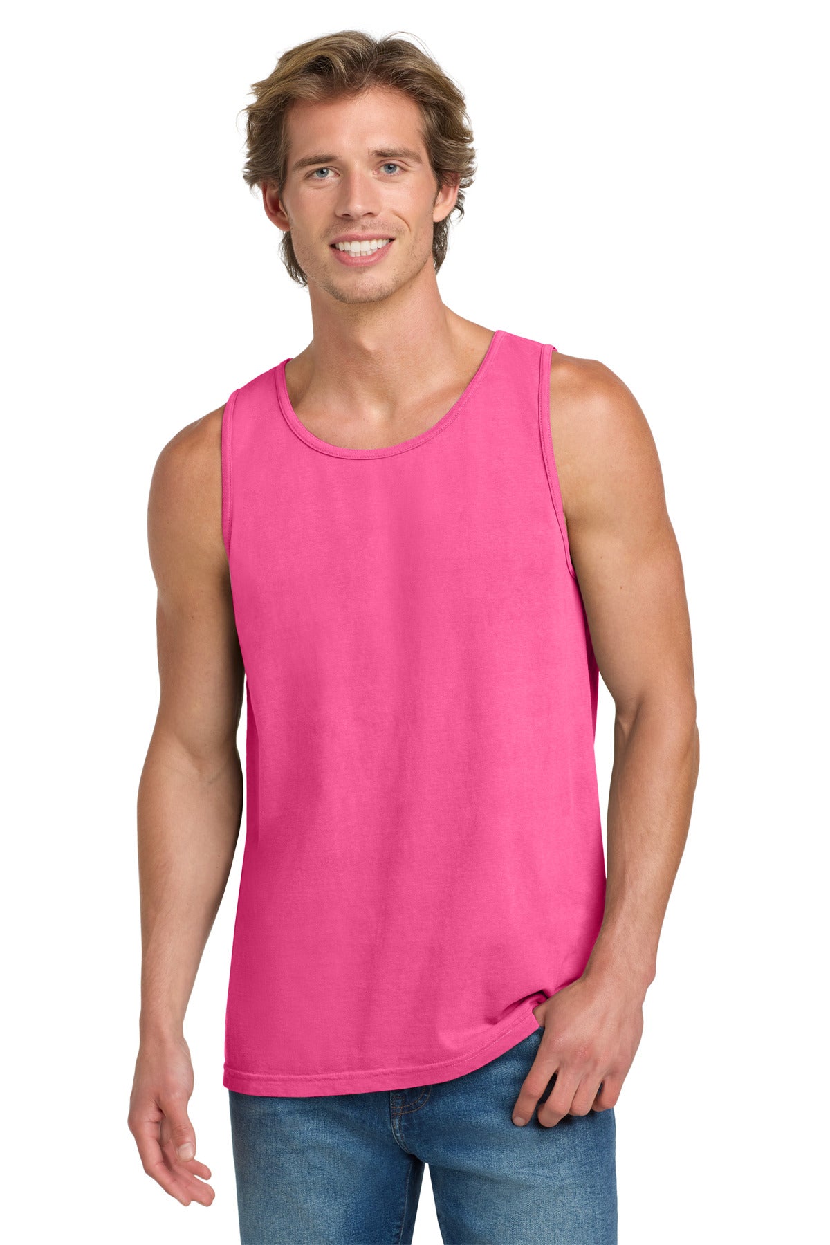 Custom Embroidery or DTF Print - COMFORT COLORS  ®  Heavyweight Ring Spun Tank Top. 9360