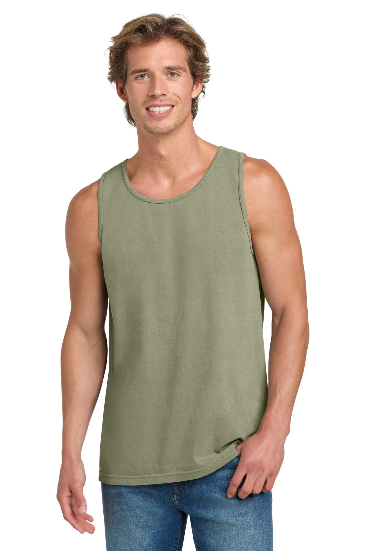 Custom Embroidery or DTF Print - COMFORT COLORS  ®  Heavyweight Ring Spun Tank Top. 9360