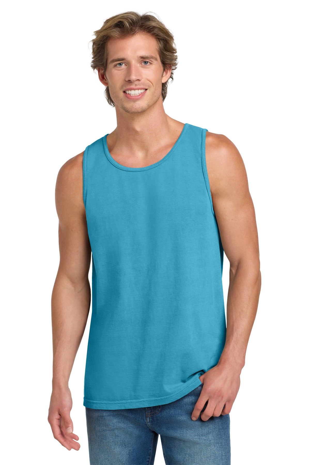 Custom Embroidery or DTF Print - COMFORT COLORS  ®  Heavyweight Ring Spun Tank Top. 9360