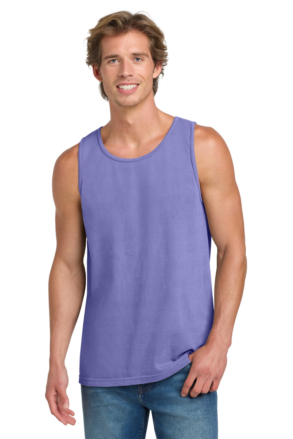 Custom Embroidery or DTF Print - COMFORT COLORS  ®  Heavyweight Ring Spun Tank Top. 9360