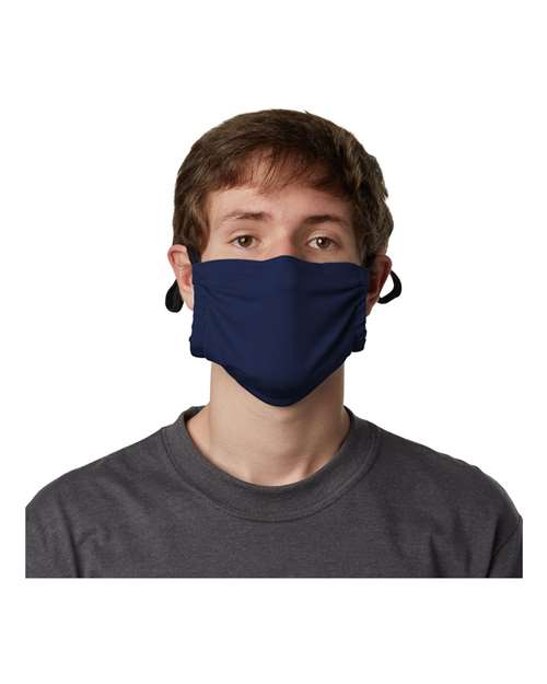 Custom Embroidered - Hanes - 2-Ply Cotton Pocket Face Mask - MKPKCR