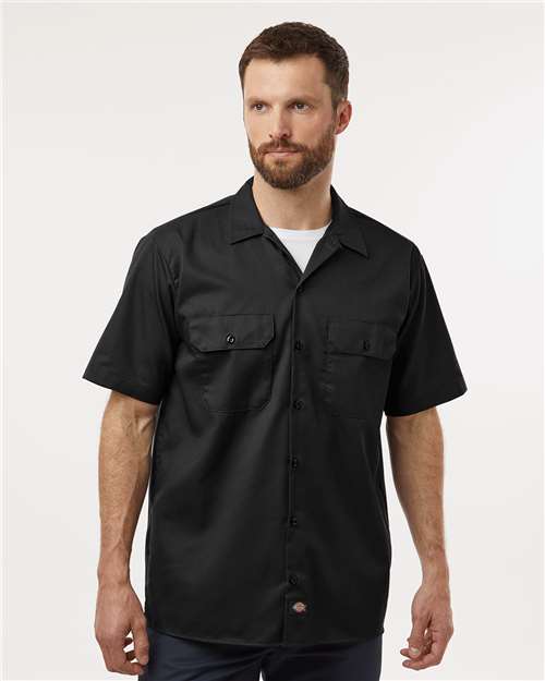 Custom Embroidered - Dickies - Men's Short Sleeve Work Shirt - 2574