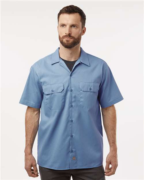 Custom Embroidered - Dickies - Men's Short Sleeve Work Shirt - 2574