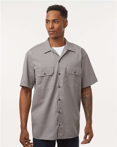 Custom Embroidered - Dickies - Men's Short Sleeve Work Shirt - 2574