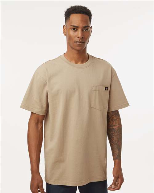 Custom Embroidered - Dickies - Men's Tall Traditional Heavyweight T-Shirt - WS50-DT