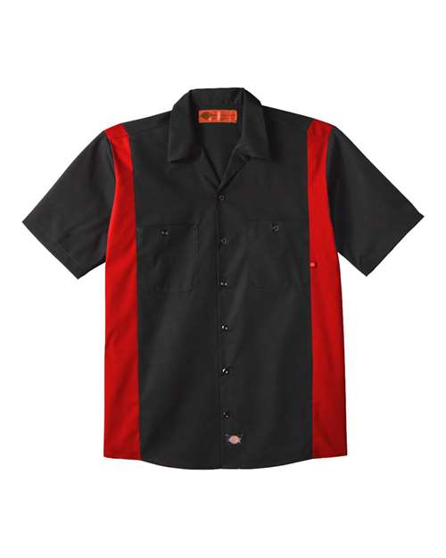 Custom Embroidered - Dickies - Men's Industrial Colorblocked Short Sleeve Shirt - LS524
