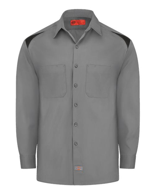 Custom Embroidered - Dickies - Men's Tall Long Sleeve Performance Team Shirt - 6605T