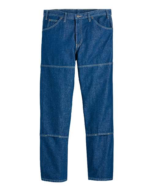 Custom Embroidered - Dickies - Men's Odd Sizes Industrial Double Knee Jeans - LD20ODD