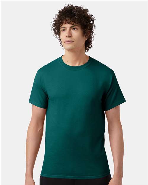 Custom Embroidered - Champion - Short Sleeve T-Shirt - Emerald Green - T425