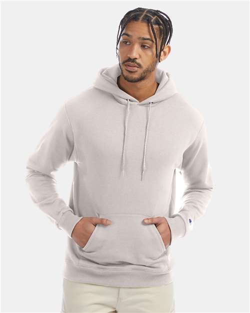 Custom Embroidered - Champion - Powerblend® Hooded Sweatshirt - Body Blush - S700