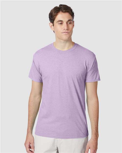 Custom Embroidered - Hanes - Perfect-T Triblend T-Shirt - Pale Violet Heather - 42TB