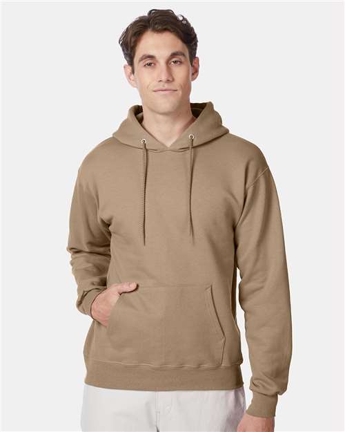 Custom Embroidered - Hanes - Ultimate Cotton® Hooded Sweatshirt - Pebble - F170