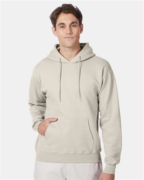 Custom Embroidered - Hanes - Ultimate Cotton® Hooded Sweatshirt - Natural - F170