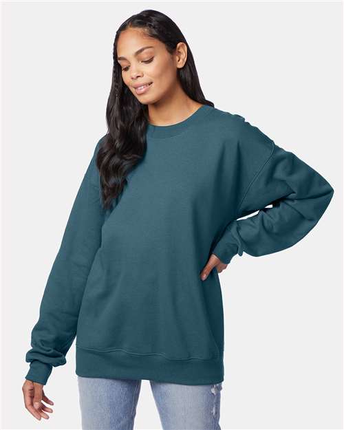 Custom Embroidered - Hanes - Ultimate Cotton® Crewneck Sweatshirt - Cactus - F260