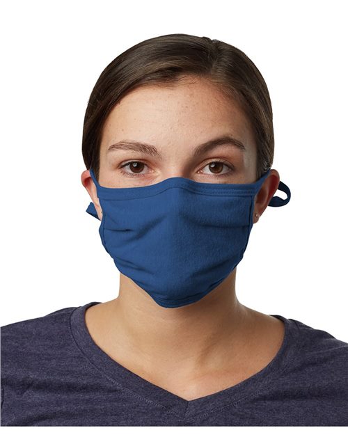 Custom Embroidered - Hanes - X-Temp™ 2-Ply Adjustable Face Mask - BMSKAR