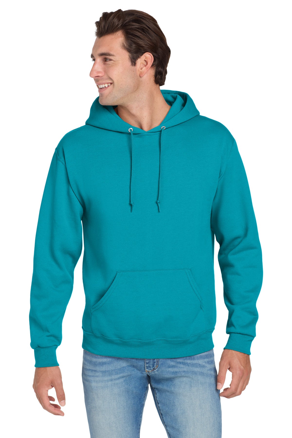 Custom Embroidery or DTF Print - Jerzees ®  NuBlend ®  Pullover Hooded Sweatshirt.  996M