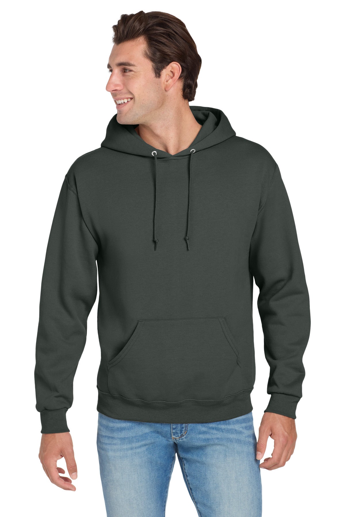 Custom Embroidery or DTF Print - Jerzees ®  NuBlend ®  Pullover Hooded Sweatshirt.  996M