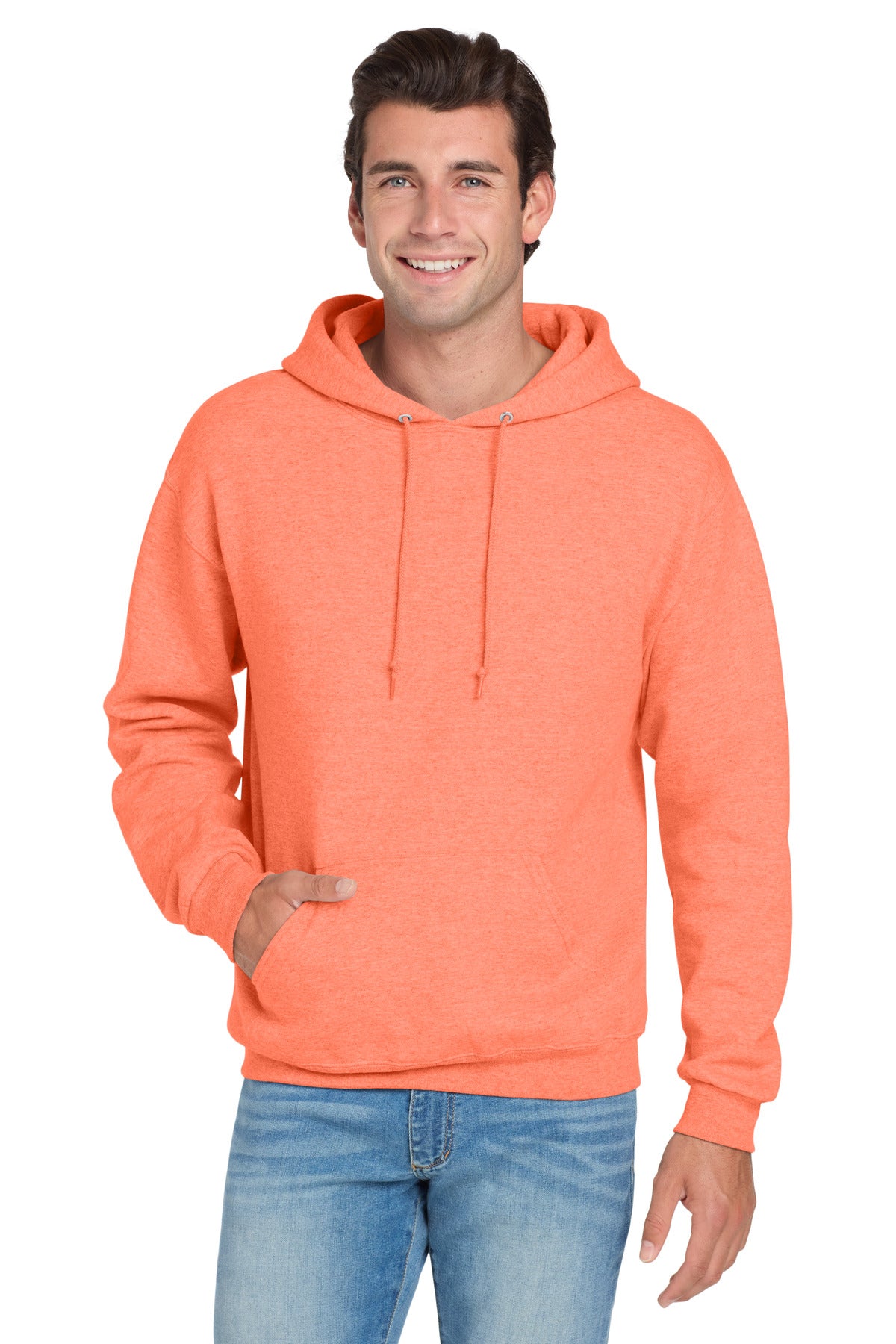 Custom Embroidery or DTF Print - Jerzees ®  NuBlend ®  Pullover Hooded Sweatshirt.  996M