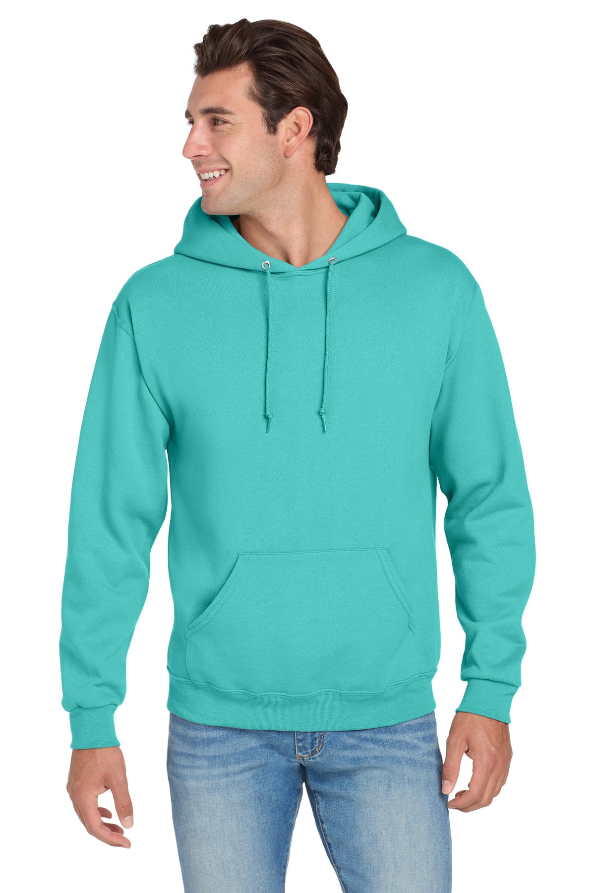 Custom Embroidery or DTF Print - Jerzees ®  NuBlend ®  Pullover Hooded Sweatshirt.  996M