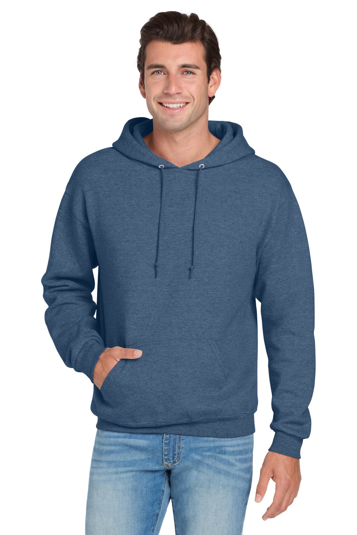 Custom Embroidery or DTF Print - Jerzees ®  NuBlend ®  Pullover Hooded Sweatshirt.  996M