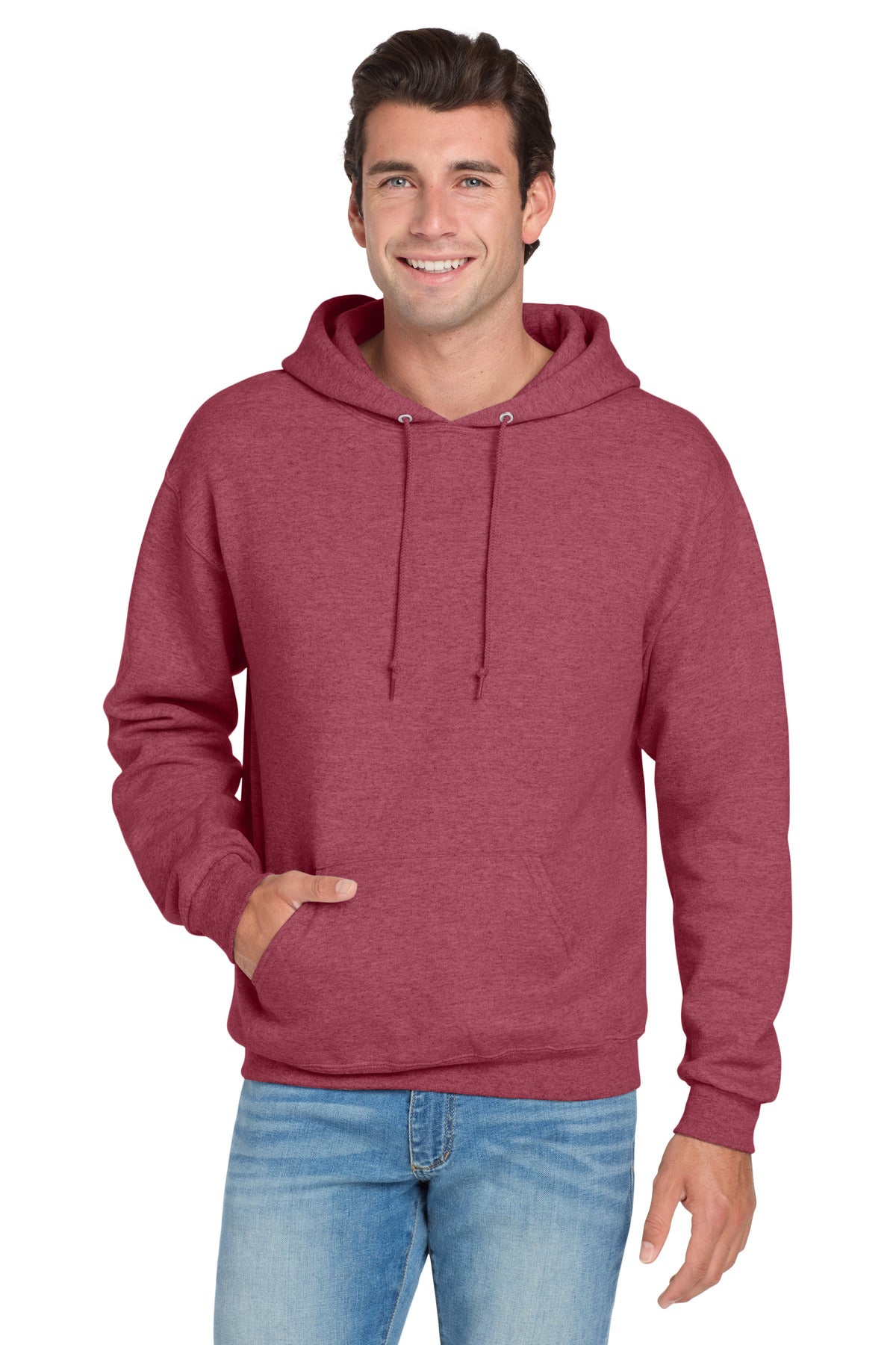 Custom Embroidery or DTF Print - Jerzees ®  NuBlend ®  Pullover Hooded Sweatshirt.  996M
