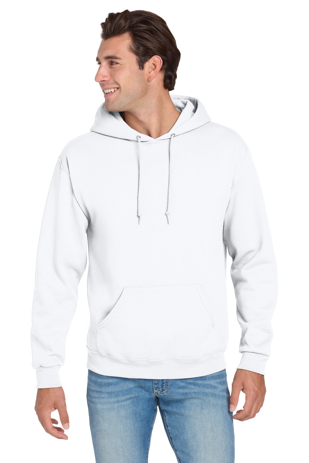 Custom Embroidery or DTF Print - Jerzees ®  NuBlend ®  Pullover Hooded Sweatshirt.  996M