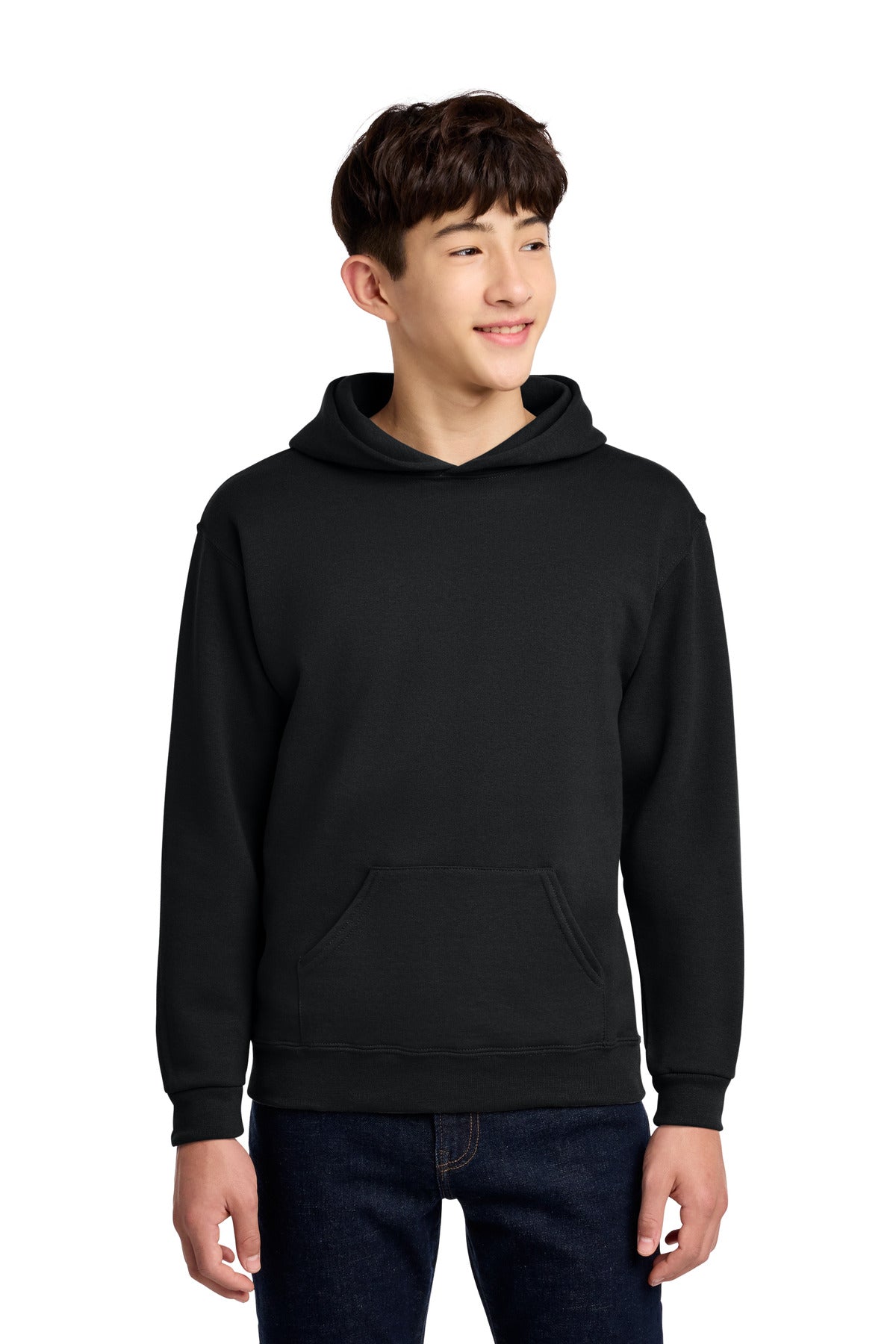 Custom Embroidery or DTF Print - Jerzees ®  - Youth NuBlend ®  Pullover Hooded Sweatshirt.  996Y