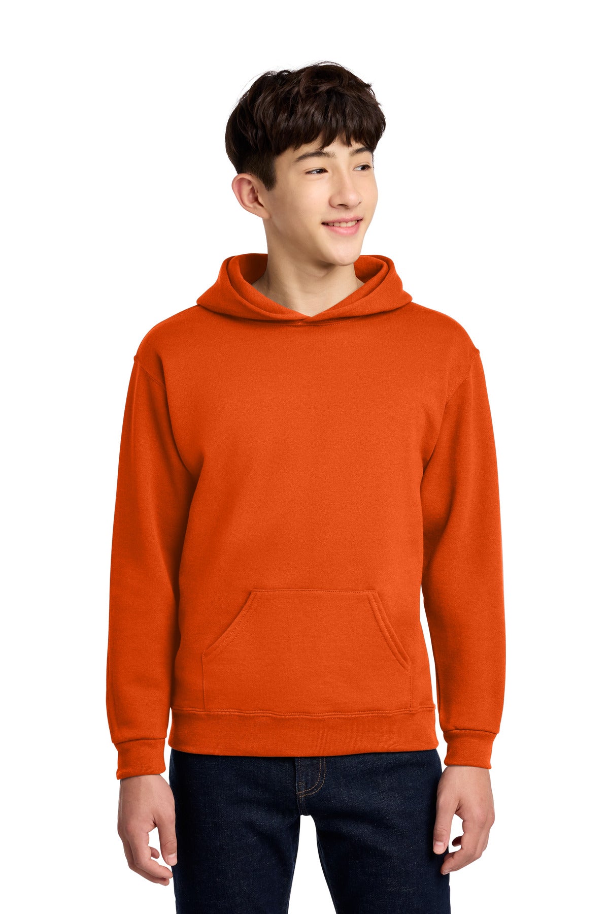 Custom Embroidery or DTF Print - Jerzees ®  - Youth NuBlend ®  Pullover Hooded Sweatshirt.  996Y