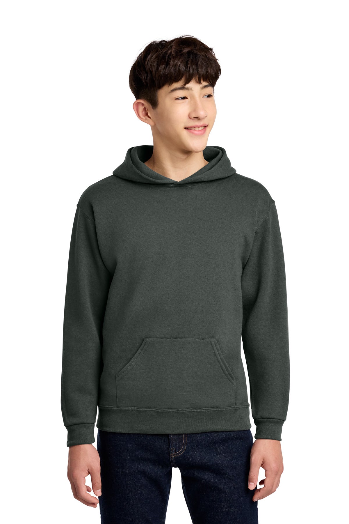 Custom Embroidery or DTF Print - Jerzees ®  - Youth NuBlend ®  Pullover Hooded Sweatshirt.  996Y