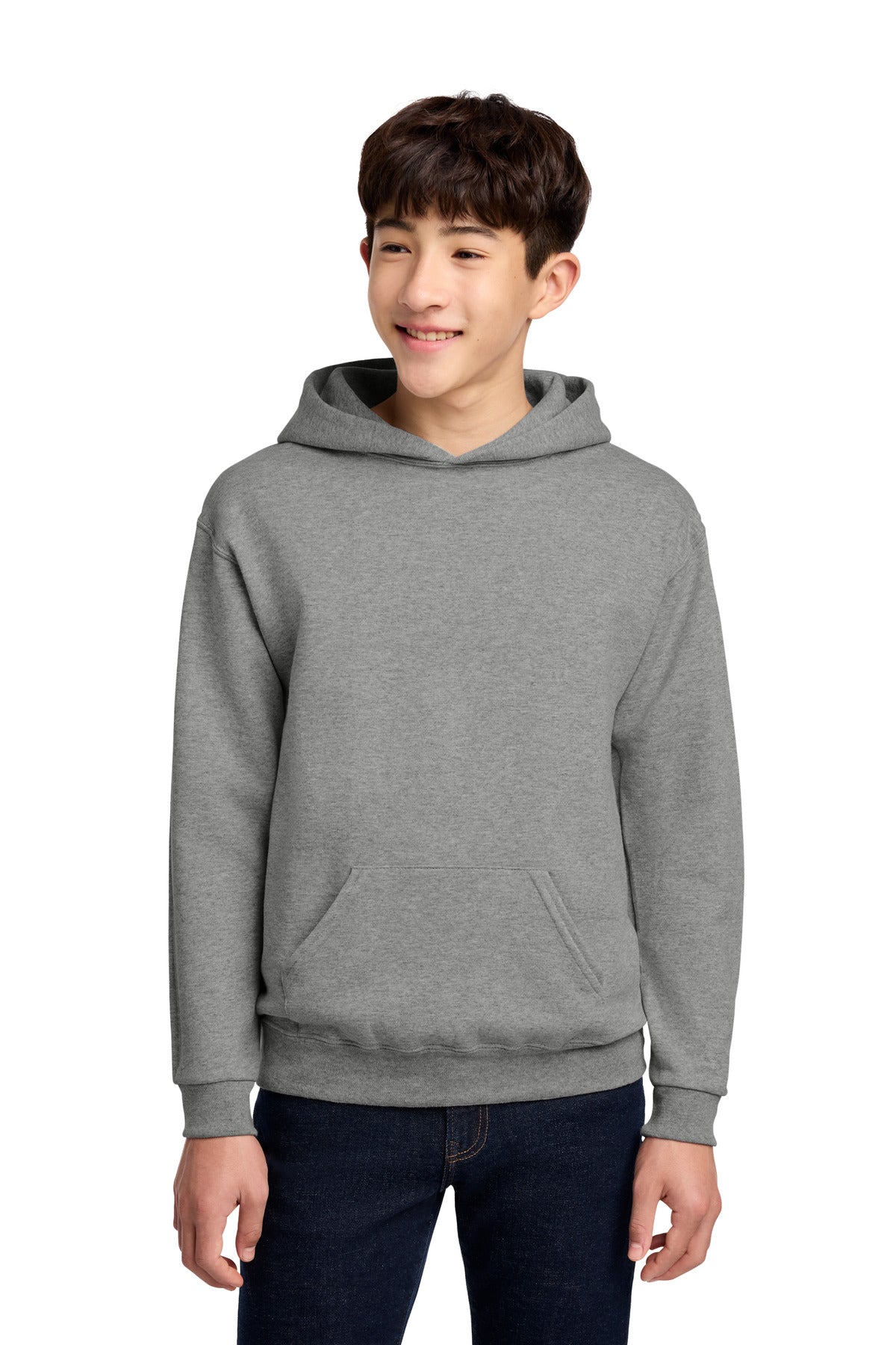 Custom Embroidery or DTF Print - Jerzees ®  - Youth NuBlend ®  Pullover Hooded Sweatshirt.  996Y