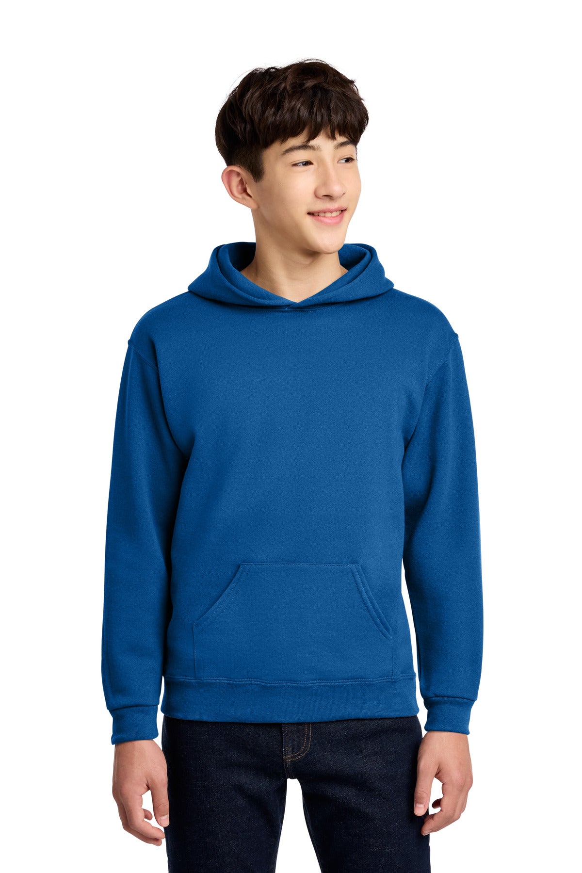 Custom Embroidery or DTF Print - Jerzees ®  - Youth NuBlend ®  Pullover Hooded Sweatshirt.  996Y