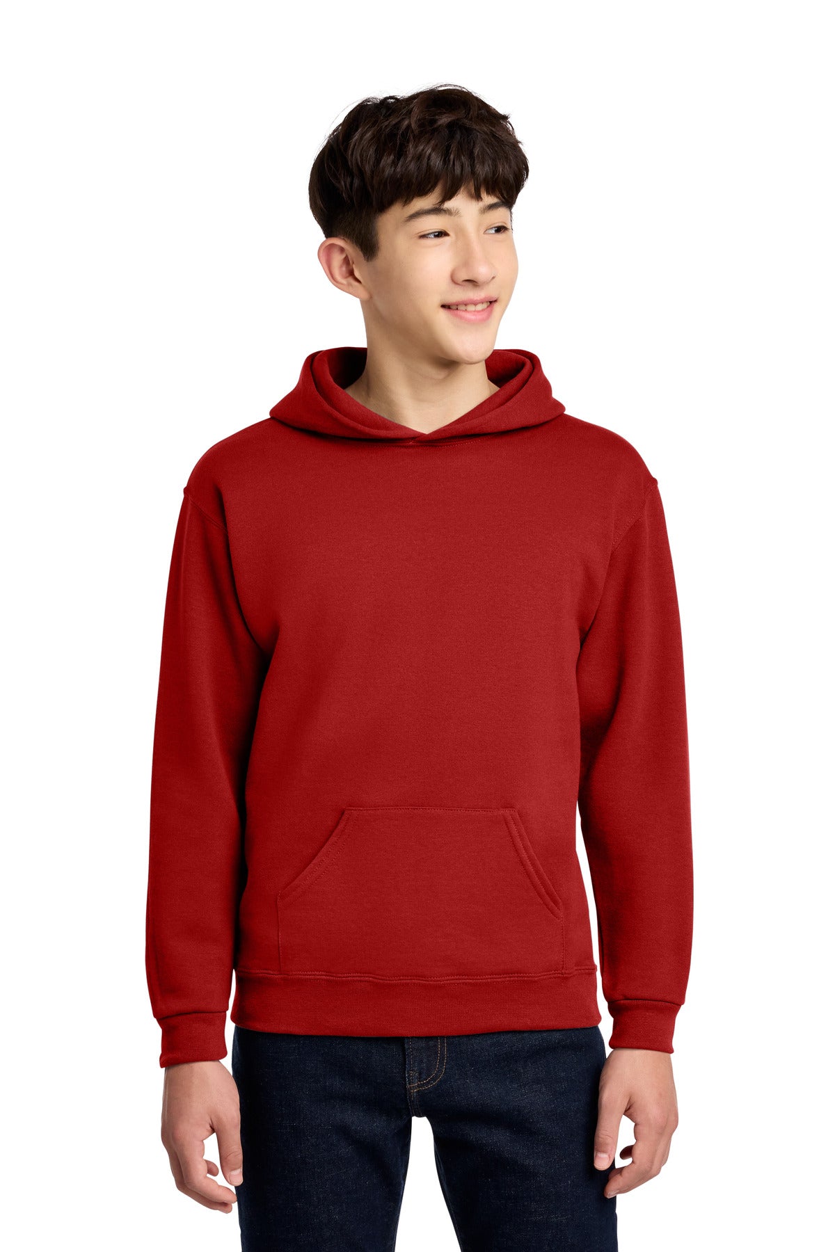 Custom Embroidery or DTF Print - Jerzees ®  - Youth NuBlend ®  Pullover Hooded Sweatshirt.  996Y