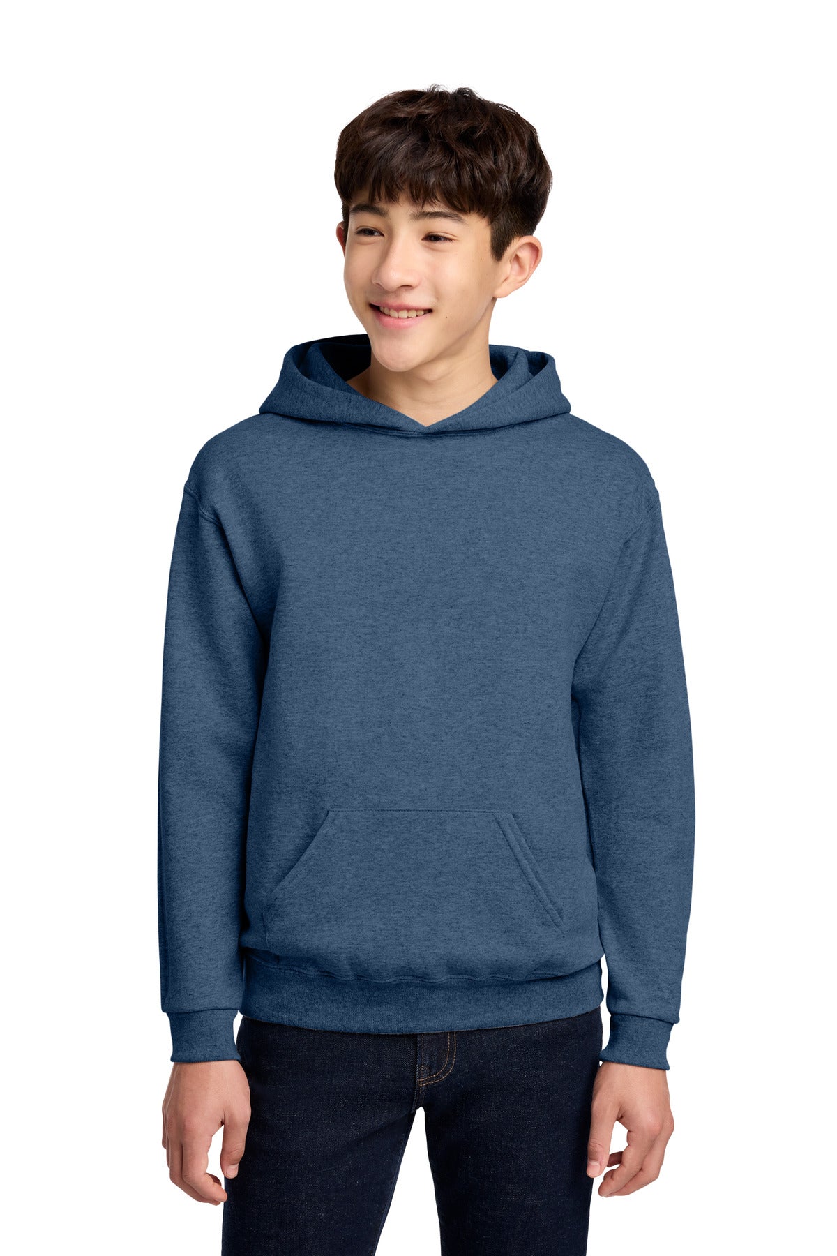 Custom Embroidery or DTF Print - Jerzees ®  - Youth NuBlend ®  Pullover Hooded Sweatshirt.  996Y