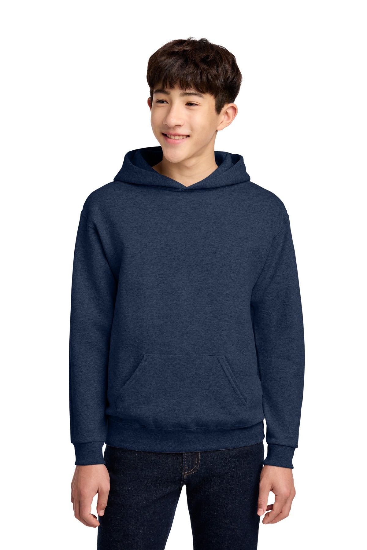 Custom Embroidery or DTF Print - Jerzees ®  - Youth NuBlend ®  Pullover Hooded Sweatshirt.  996Y