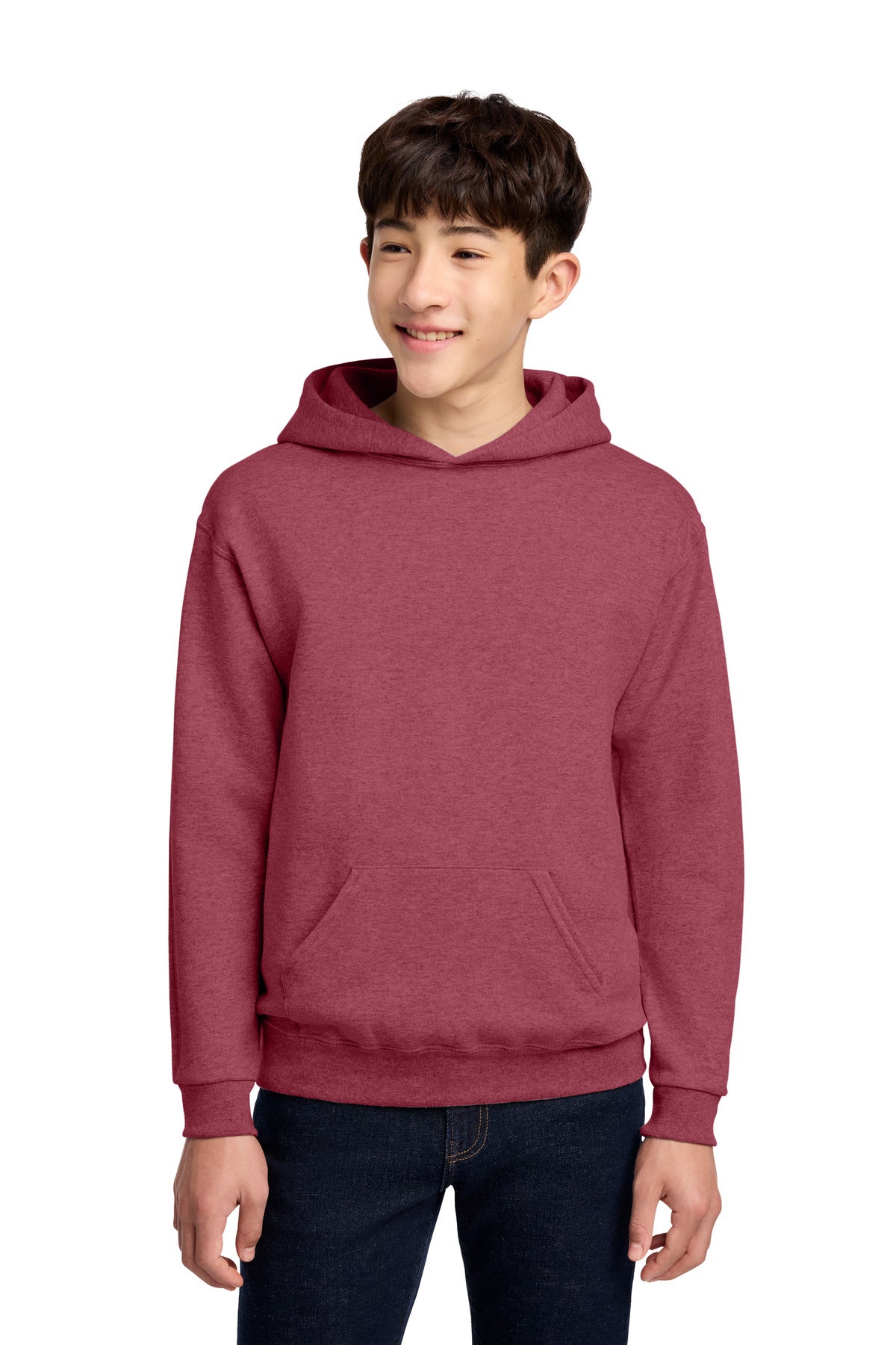 Custom Embroidery or DTF Print - Jerzees ®  - Youth NuBlend ®  Pullover Hooded Sweatshirt.  996Y