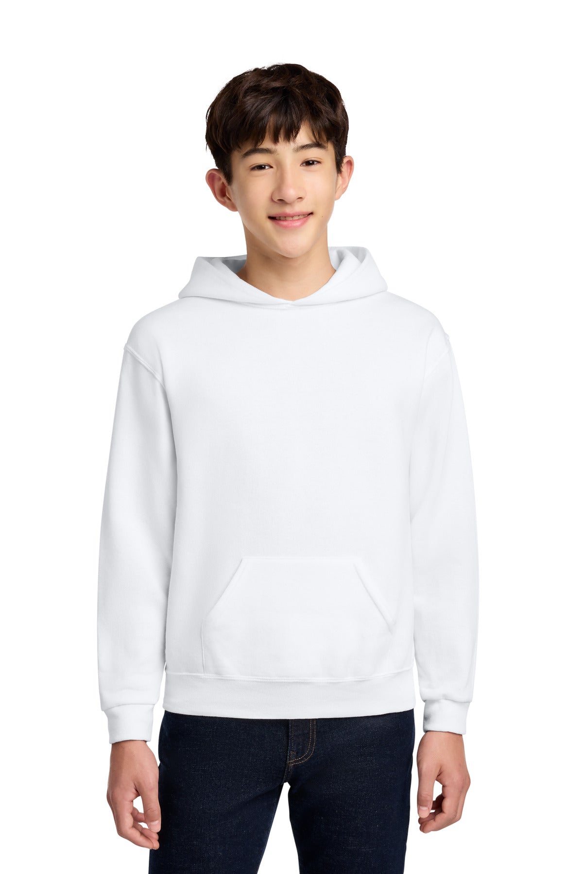 Custom Embroidery or DTF Print - Jerzees ®  - Youth NuBlend ®  Pullover Hooded Sweatshirt.  996Y