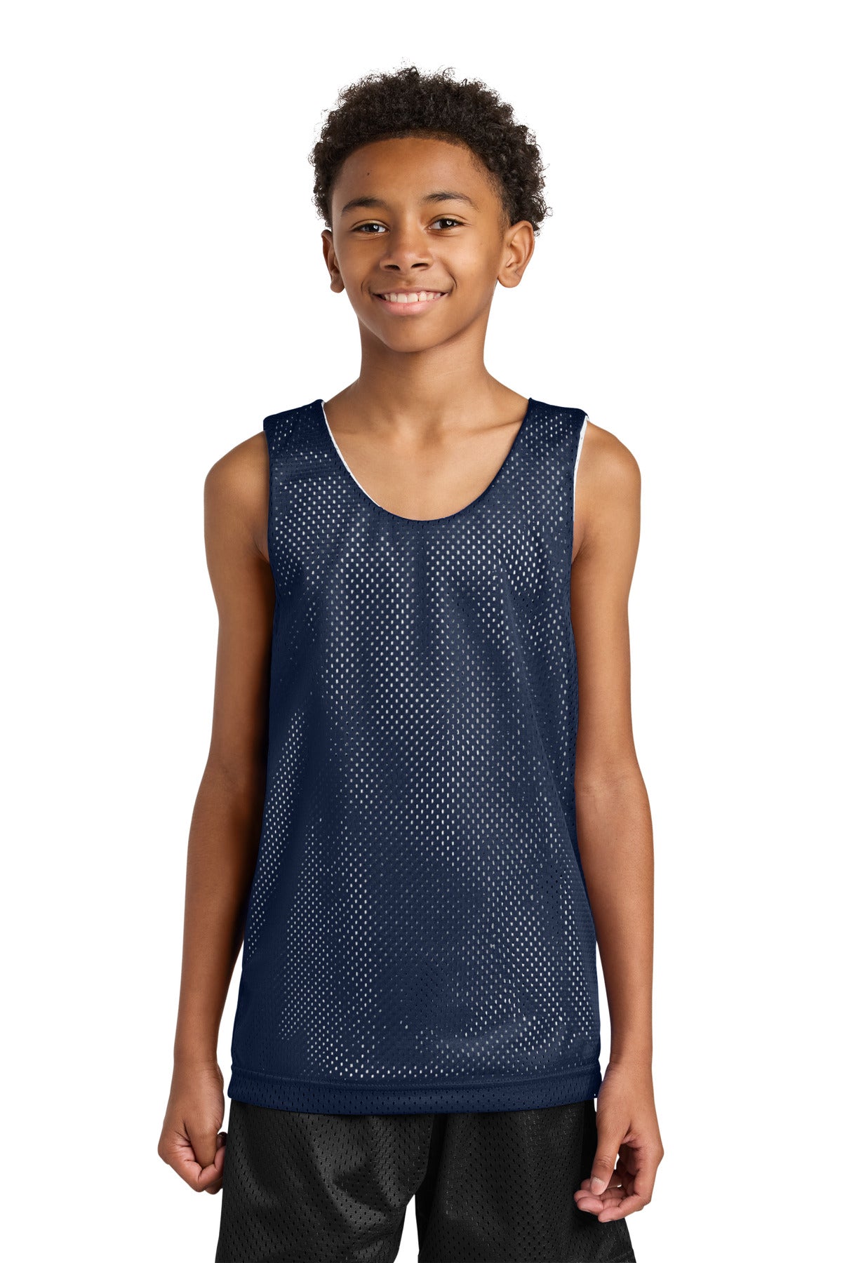 Custom Embroidery or DTF Print - A4 Sprint Youth Reversible Mesh Tank A4N2206