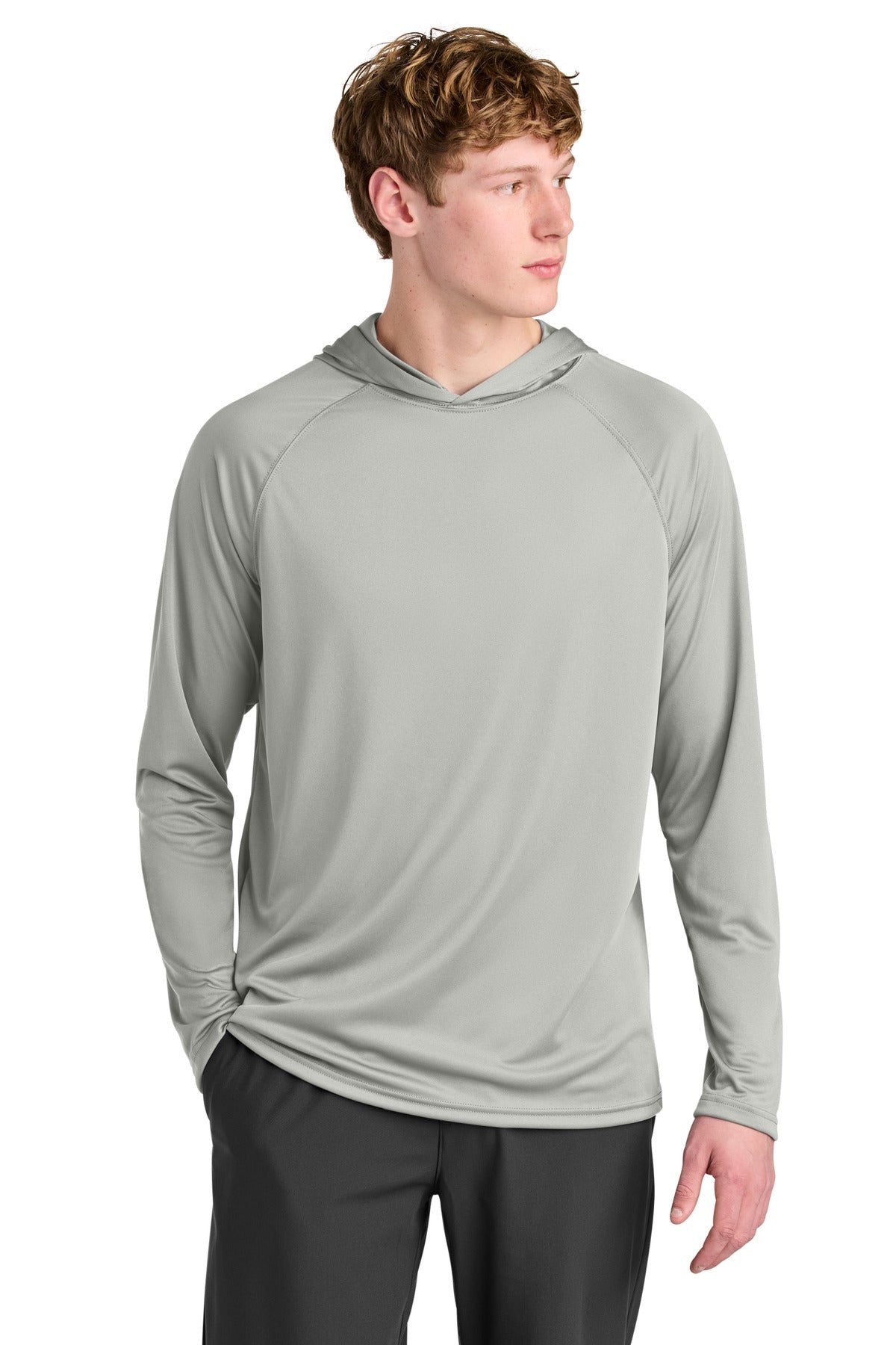 Custom Embroidery or DTF Print - A4 Cooling Performance Long Sleeve Hooded Tee A4N3409