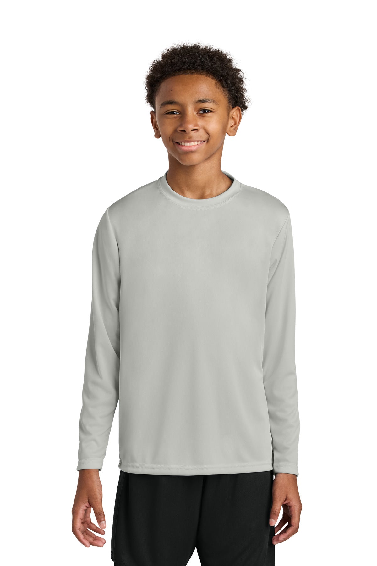 Custom Embroidery or DTF Print - A4 Youth Cooling Performance Long Sleeve Tee A4NB3165
