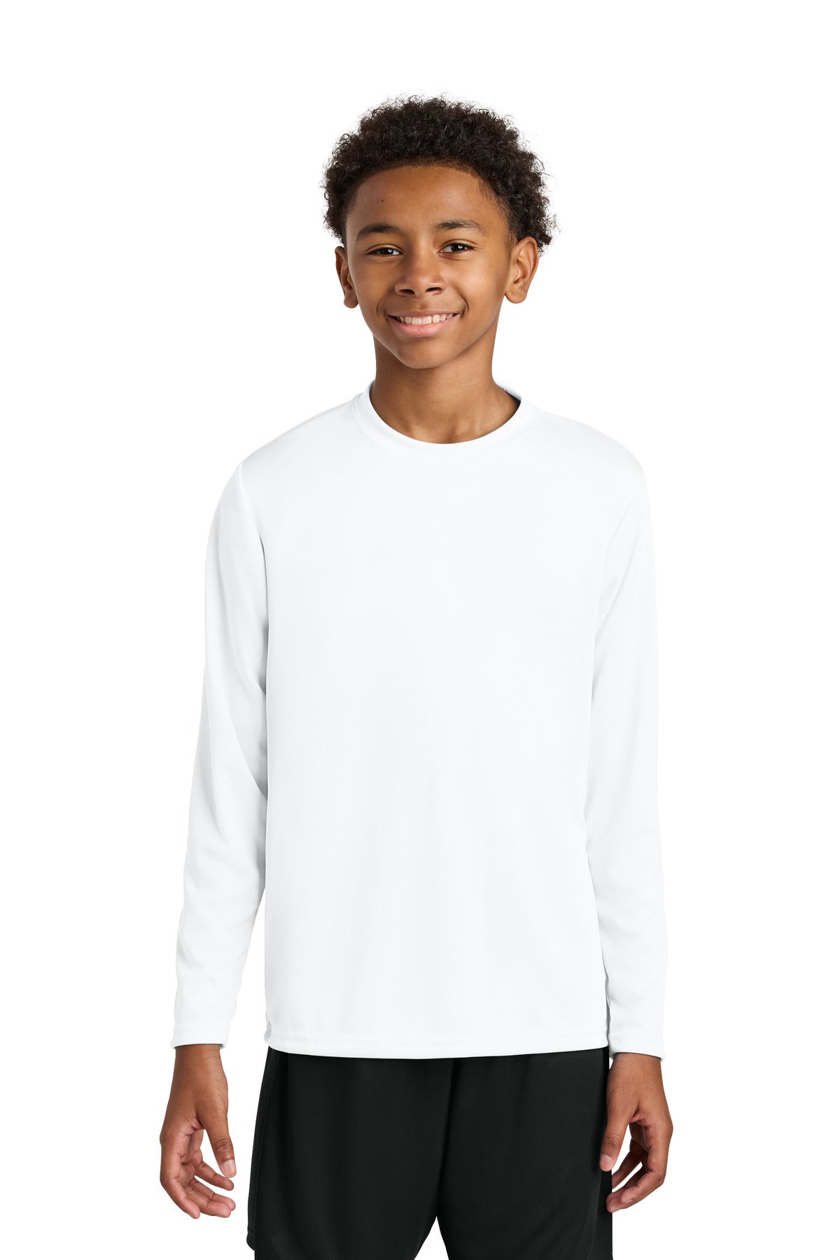 Custom Embroidery or DTF Print - A4 Youth Cooling Performance Long Sleeve Tee A4NB3165