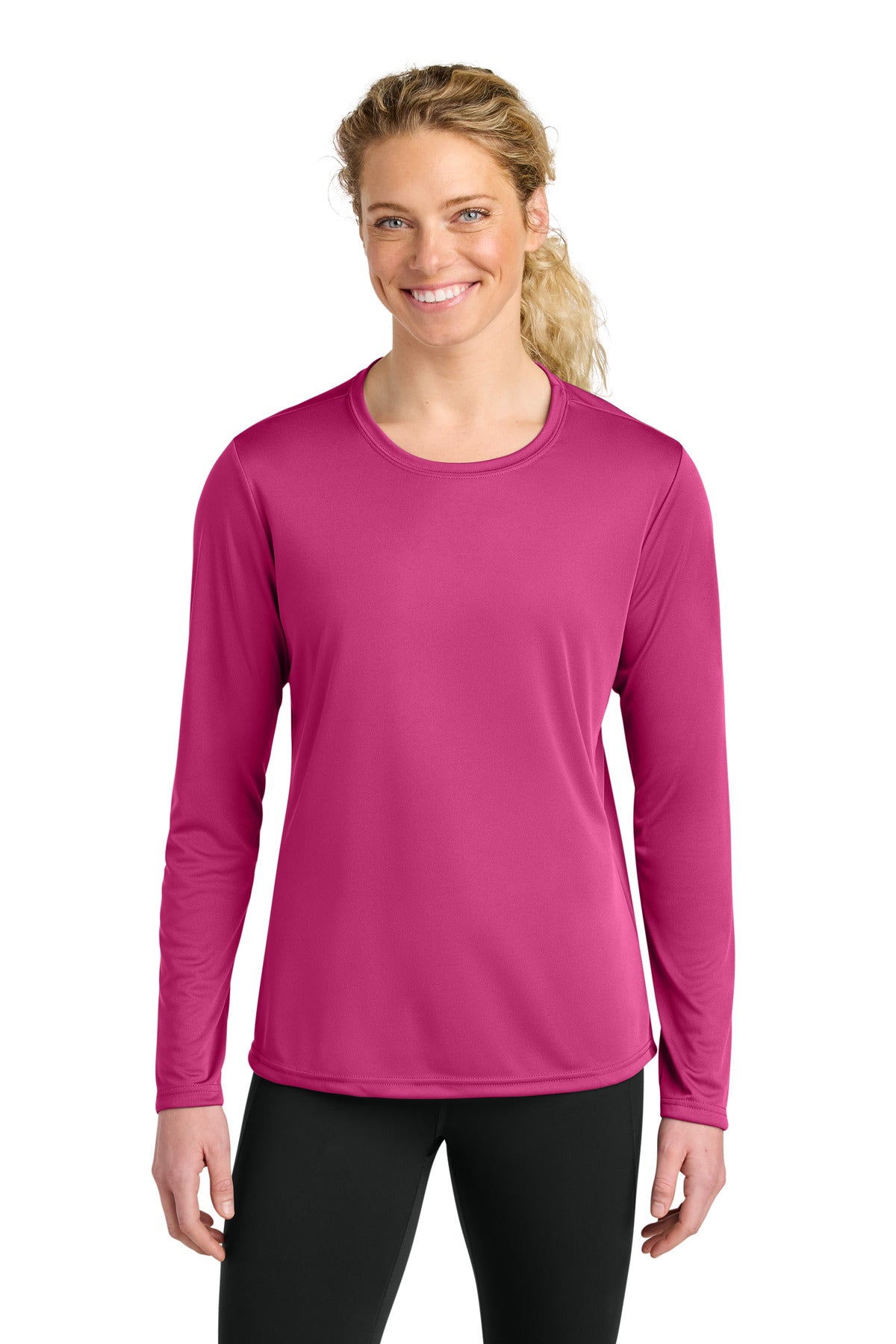 Custom Embroidery or DTF Print - A4 Women's Cooling Performance Long Sleeve Tee A4NW3002