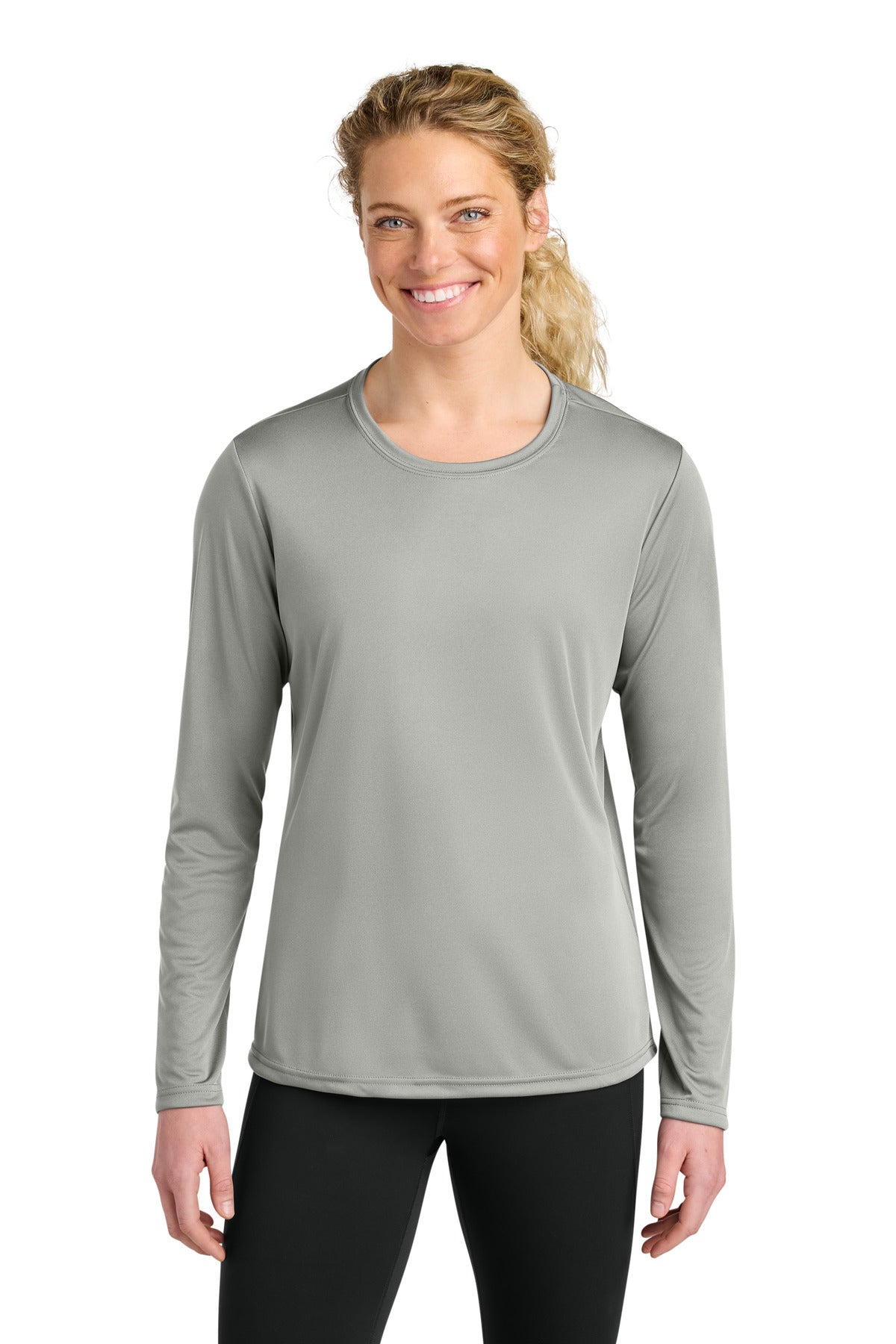 Custom Embroidery or DTF Print - A4 Women's Cooling Performance Long Sleeve Tee A4NW3002
