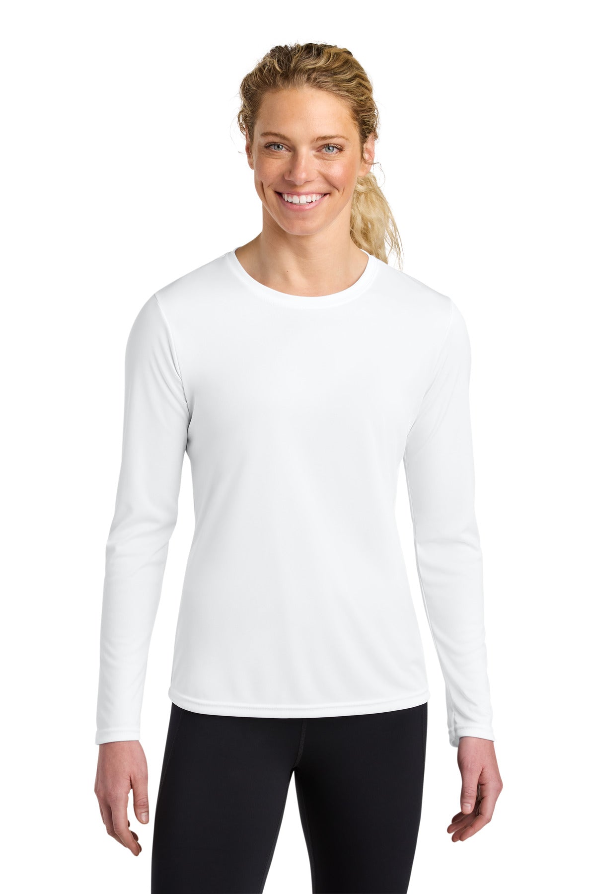 Custom Embroidery or DTF Print - A4 Women's Cooling Performance Long Sleeve Tee A4NW3002